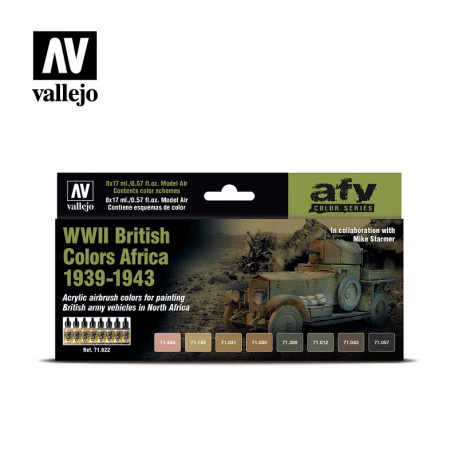 AV Model Air Set - WWII British Colors Africa 1939-43
