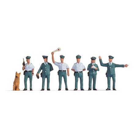 GDR Police (6) and Dog
