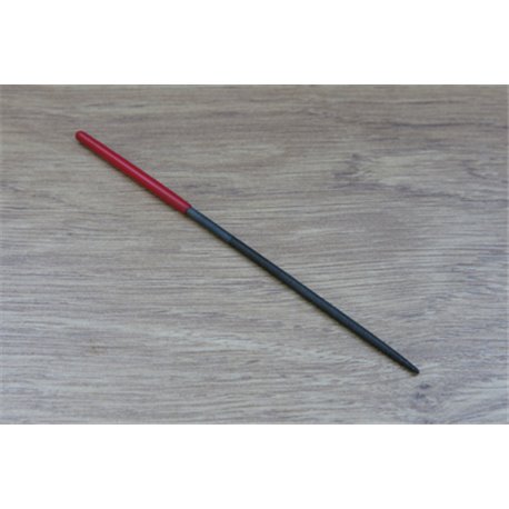 Round Needle File with Red Handle