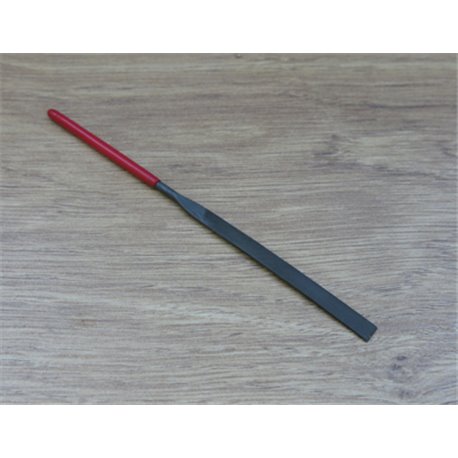 Hand Needle File with Red Handle