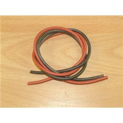 Pack containing 1/2 metre of each red &amp black silicon cable