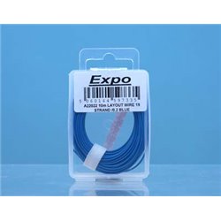 10 METRE ROLL OF BLUE 18/0.1mm CABLE