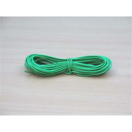 7 METRE ROLL OF GREEN 16/0.2mm CABLE