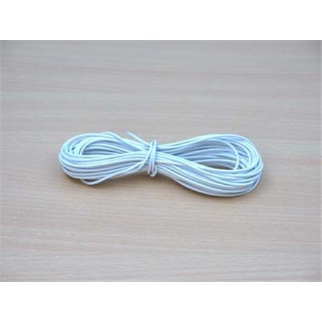 7 METRE ROLL OF WHITE 16/0.2mm CABLE