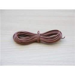 7 METRE ROLL OF BROWN 16/0.2mm CABLE