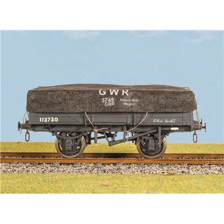 Parkside-O Wagon tarpaulins GWR x 3