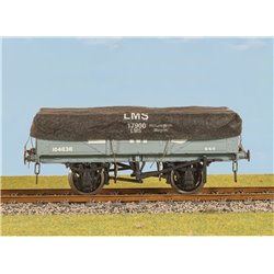 Parkside-O Wagon tarpaulins LMS x 3
