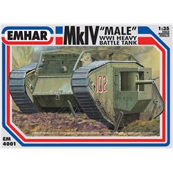 1/35 Scale Mk IV "Male" WWI Heavy Battle Tank 