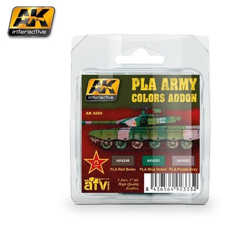 AK Interactive Set - PLA Army Colors Addon