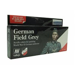 Model Color Set - German Field Grey Uniform Paint Set x8
