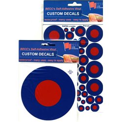 RAF Roundel Low visibility, Size: A5 multize 5-50mm