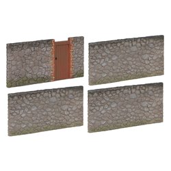 Urban Stone Walling (x4) 