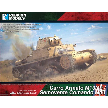 Carro Armato M13/40 - 1/56 scale plastic model kit