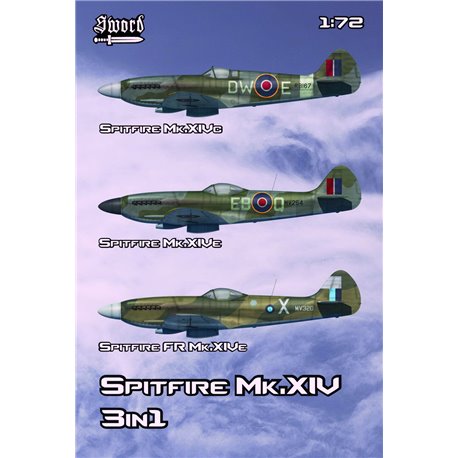Supermarine Spitfire Mk.XIV 3 kits in 1 set - 1/72 scale