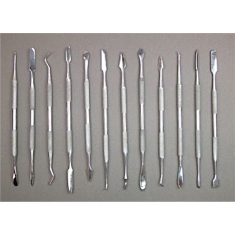 12pc Stainless Steel Carving Set in wallet