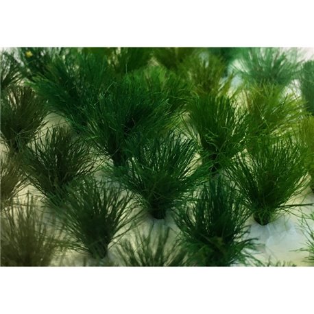 10mm Assorted Green Tufts (30 per pack)