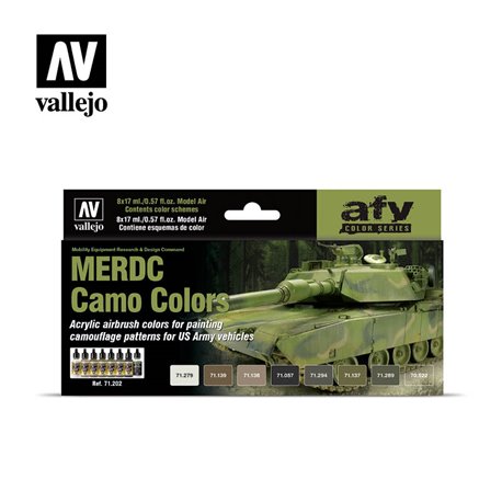 AV Model Air Set - MERDC Camo colours x 8