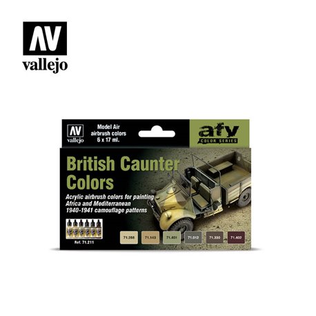 AV Vallejo Model Air Set - British Caunter Colors 1940-41