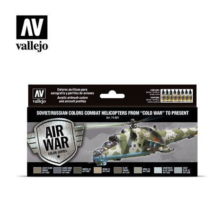 AV Vallejo Model Air Set - Soviet Helicopters Post War