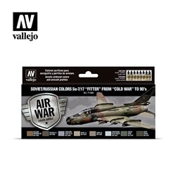 AV Vallejo Model Air Set - Soviet Su-7/17 Fitter to 80's