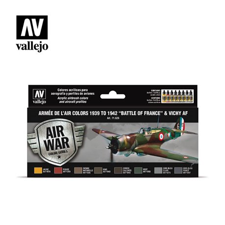 AV Vallejo Model Air Set - Armée de l'Air colors(1939-42)