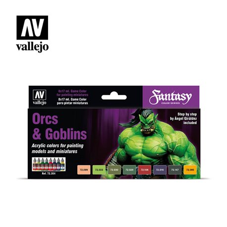 AV Game Color Set - Orcs & Goblins 17ml