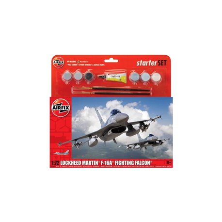 Lockheed Martin F-16A Fighting Falcon 1:72 scale Starter Set