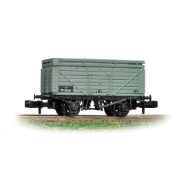 7 Plank Wagon With Coke Rail BR Grey