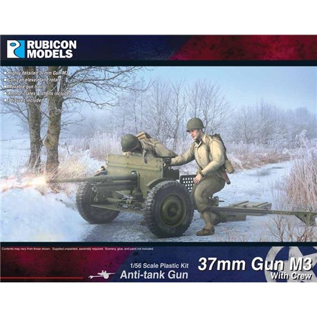 Rubicon Models M3 37mm AT Gun with Crew