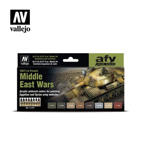 AV Vallejo Model Air Set - Middle East Wars (1967-Present)