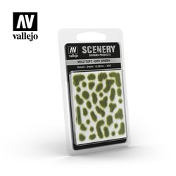 AV Vallejo Scenery - Wild Tuft - Dry Green,Small: 2mm