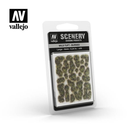 AV Vallejo Scenery - Wild Tuft - Burned, Large:6mm