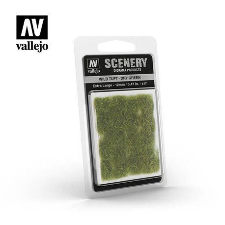 AV Vallejo Scenery - Wild Tuft - Dry Green, XL:12mm
