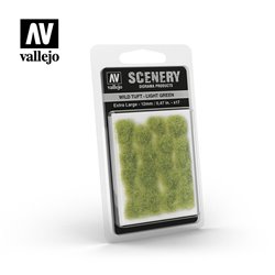 AV Vallejo Scenery - Wild Tuft - Light Green, XL:12mm