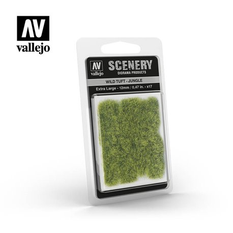 AV Vallejo Scenery - Wild Tuft - Jungle, XL:12mm