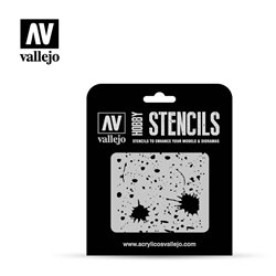 AV Vallejo Stencils - 1:35 Splash & Stains