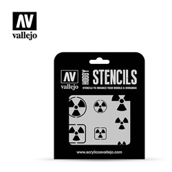 AV Vallejo Stencils - Radioactivity Signs
