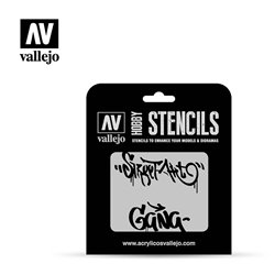 AV Vallejo Stencils - 1:35 Street Art No. 2
