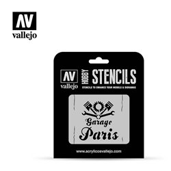 AV Vallejo Stencils - 1:35 Vintage Garage Sign
