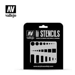 AV Vallejo Stencils - Access Trap Doors 1:32,1:48 & 1:72
