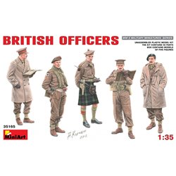 British Officers 1:35 military model kit