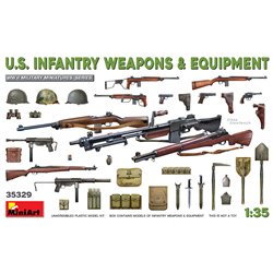 U.S. Weapons and Equipment (Infantry) 1:35 military model kit
