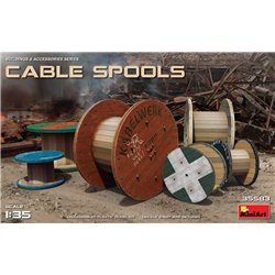 Cable Spools 1:35 military model kit