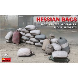 Hessian Bags (Sand, Cement, Vegetables) 1:35 military model kit