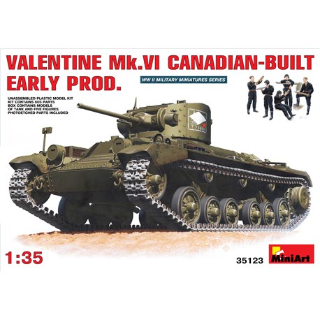 Valentine Mk.VI Canadian Built (Early) 1:35 military model kit