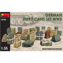 German Jerry Cans Set, WWII 1:35 military model kit