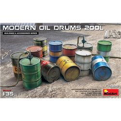Modern Oil Drums (200l) 1:35 military model kit