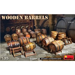 Wooden Barrels 1:35 military model kit