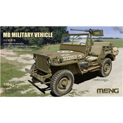 MB Willys Jeep - 1:35 military vehicle plastic model kit