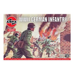 1:76 scale WWII German Infantry figures x48